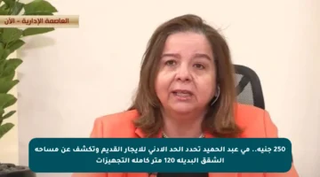 250 جنيه.. مي عبد الحميد تحدد الحد الأدنى للإيجار القديم وتكشف عن مساحة الشقق البديلة 120 متر كاملة التجهيزات